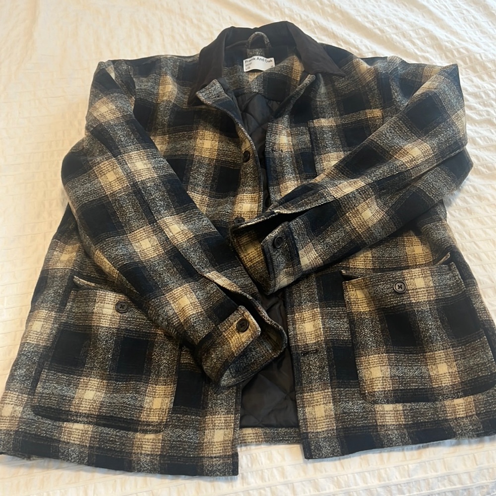 Frank and Oak wool utility jacket